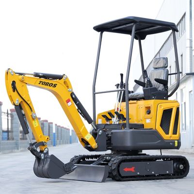1.2トンの水力ミニクローラー掘削機 輸送 トラックセンター距離 920mm