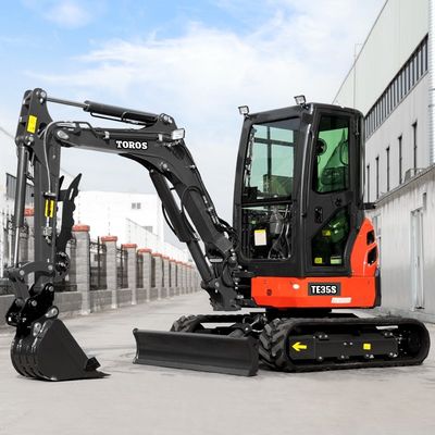 トロス 3.5 トン ミニ掘削機 クボタエンジン マイクロ掘削機 多機能バガー