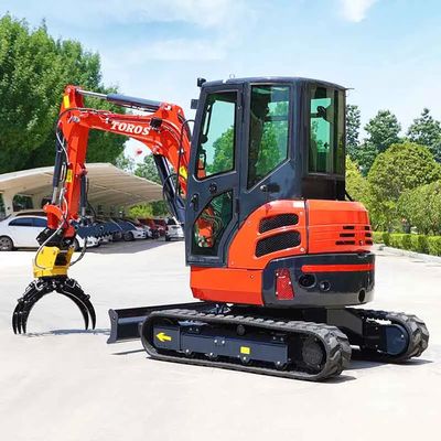 トロス 3.5 トン ミニ掘削機 クボタエンジン マイクロ掘削機 多機能バガー