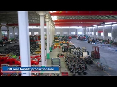 20ftの高い起伏の多い地形のフォークリフト30のGalの燃料タンク容量重量000のLbsの