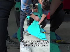 19KW トロス ミニ掘削機 水力 1.5 トン ミニ掘削機 家庭用