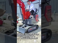 1200kg 閉ざされたキャビン ディーゼル コンパクト ミニ 掘削機 30° マックス グレード