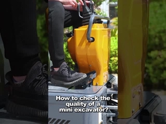 1200kg 閉ざされたキャビン ディーゼル コンパクト ミニ 掘削機 30° マックス グレード